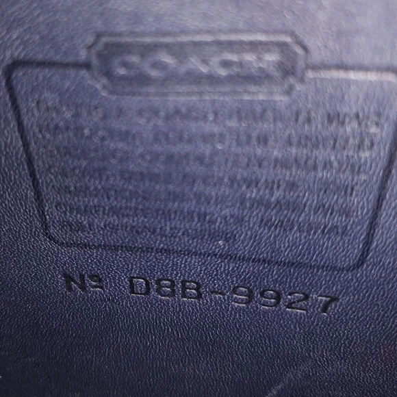 **SOLD**Vintage Coach Navy Willis #9927 - Picture 12 of 13
